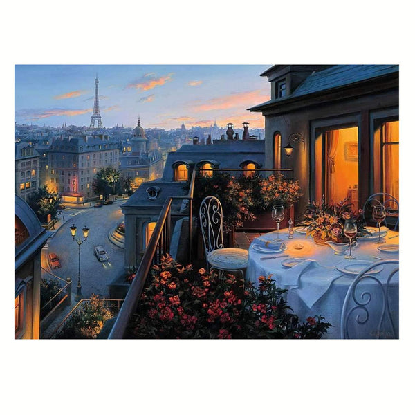 Rompecabezas Balcon Vista Paris 1000 Piezas Ravensburger