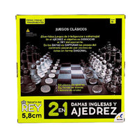 Ajedrez De Vidrio 32 Pzs - 2
