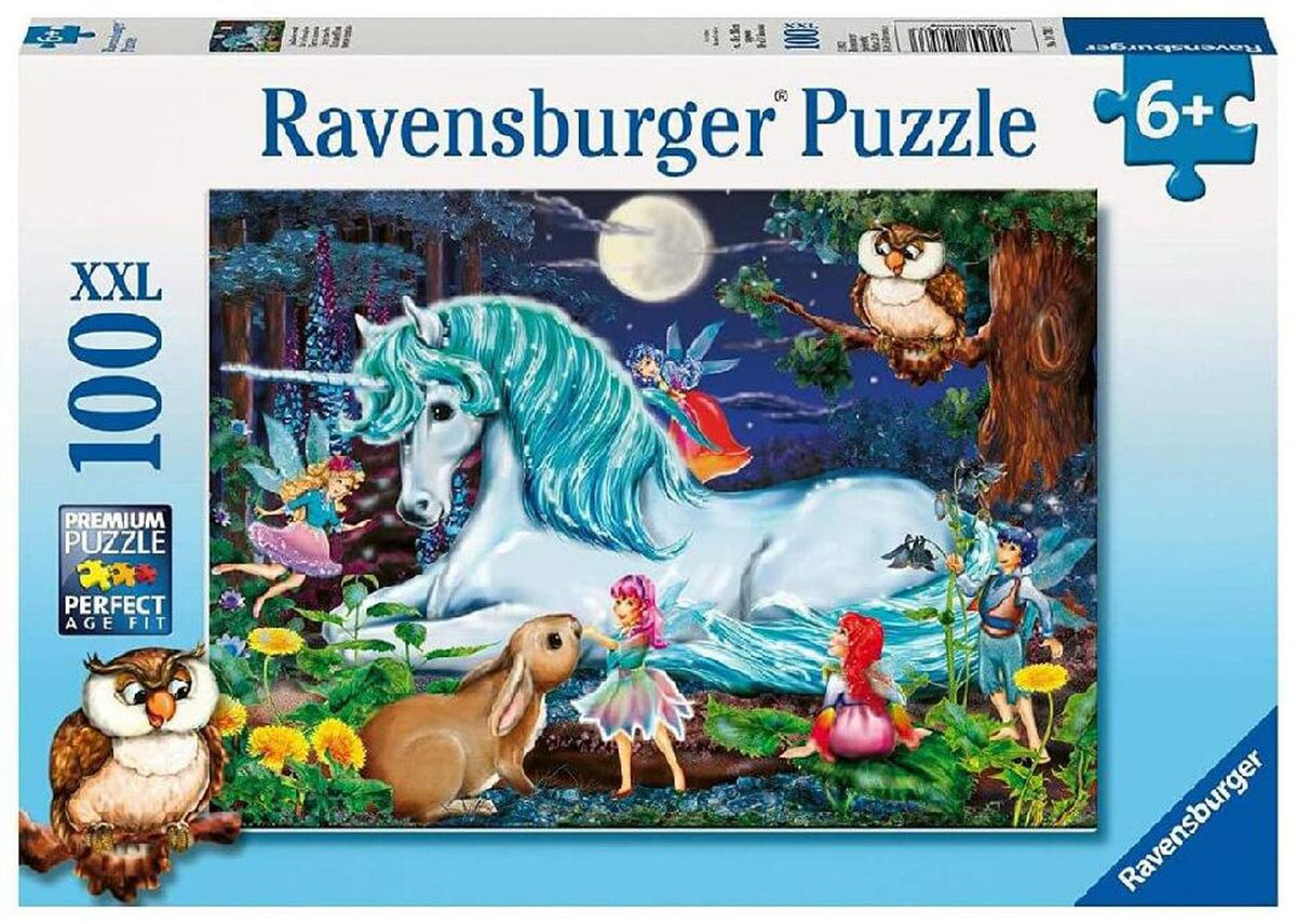 Bosque Encantado Unicornio Rompecabezas De 100 Piezas Ravensburger — DidactiJuegos