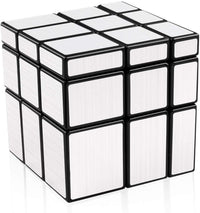 2 Piezas - Cubos Magicos Mirror - Espejo 3X3 Plateado y Dorado - 8