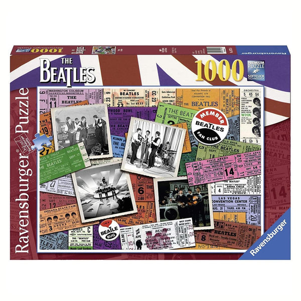 Rompecabezas Tickets Concierto Beatles 1000 Piezas Ravensburger