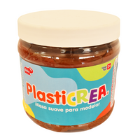 Plasticrea Cafe Masa Suave Para Modelar 1 Kg - 1