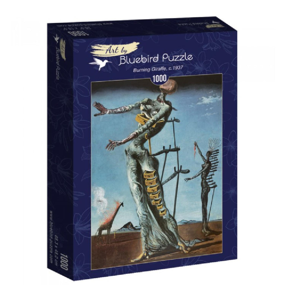 Rompecabezas Jirafa Ardiente  Salvador Dali  Bluebird 1000 Piezas