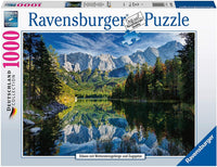 Rompecabezas Lago Eibsee Entre Montañas 1000 Piezas - 1