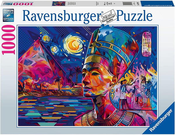 Rompecabezas Nefertiti en el Nilo 1000 piezas Ravensburger