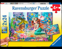 Rompecabezas 2 en 1 Sirenas 24 Piezas Cada Uno Ravensburger - 1