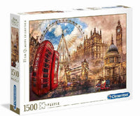 Rompecabezas Londres Vintage 1500 Piezas Clementoni - 1