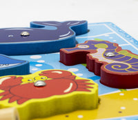 Juego De Pesca De Madera Didáctico 8 Piezas Infantil - 6