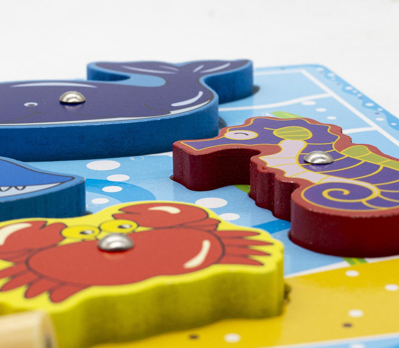 Juego De Pesca De Madera Didáctico Piezas Infantil — DidactiJuegos