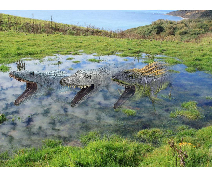 Juguete Dinosaurio Realista mosasaurus mosasauro 17x73 cm