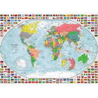 Rompecabezas Mapamundi De Banderas 1000 Piezas Ravensburger - 2