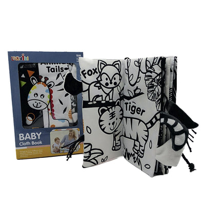 Libro Textura Cuento De Animales Tela Suave Bebes