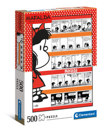 Rompecabezas Mafalda Tira Cómica Quino 500 piezas Clementoni - 1