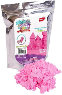 SUPER ARENA COLOR ROSA 500 GRS - 1