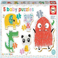 Baby Puzzles Lemon Ribbon Rompecabezas De De Madera Educa - 4