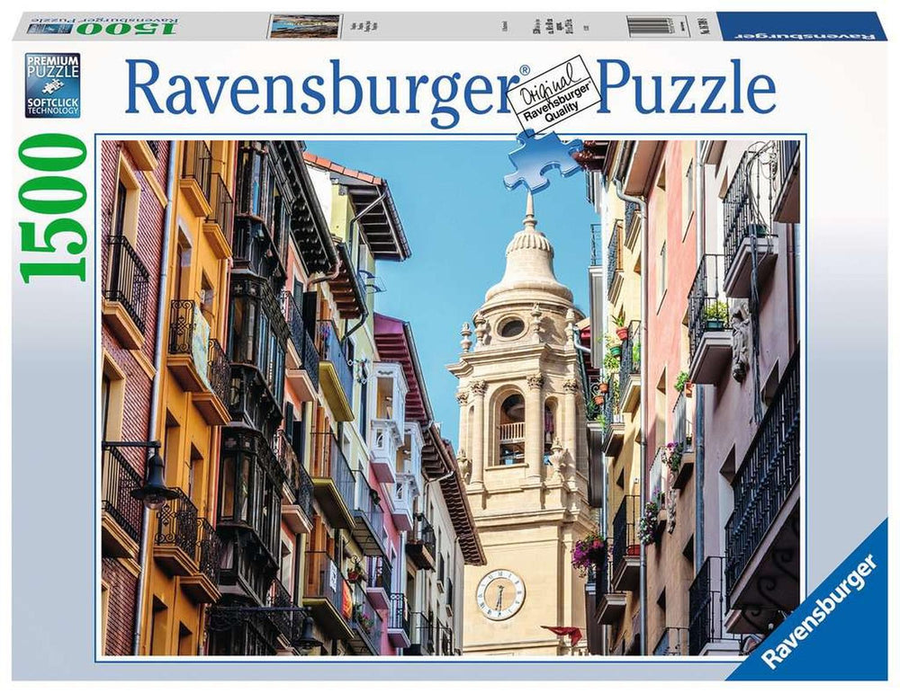 ROMPECABEZAS PAMPLONA, ESPAÑA 1500 PIEZAS, RAVENSBURGER
