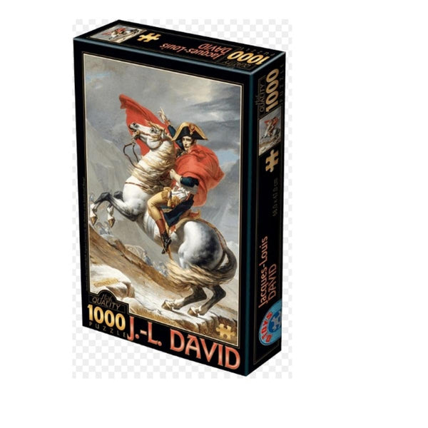 Rompecabezas Jacques-Louis: Napoleon A Caballo 1000 Piezas