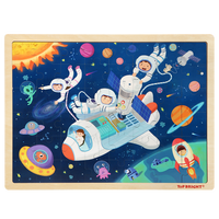 Rompecabezas De Madera Para Niños, Espacio 48 Pz Top Bright - 6