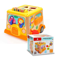 Autobús Escolar De Actividades, Madera, Didáctico 1 Pieza - 7