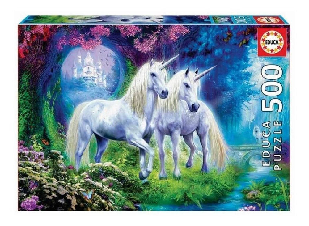 Unicornios En El Bosque Rompecabezas De 500 Piezas Educa