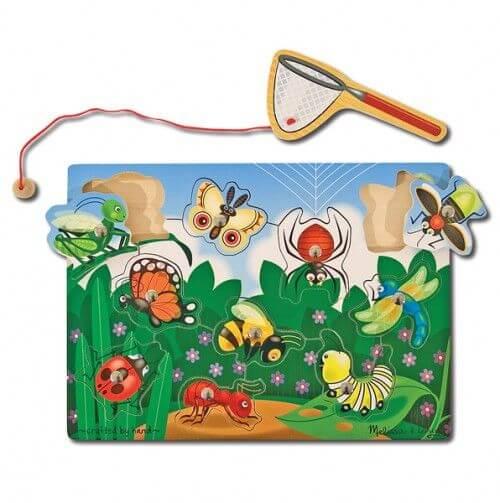 Bug Catching Magnetic Puzzle Game Rompecabezas De De Madera Melissa & Doug