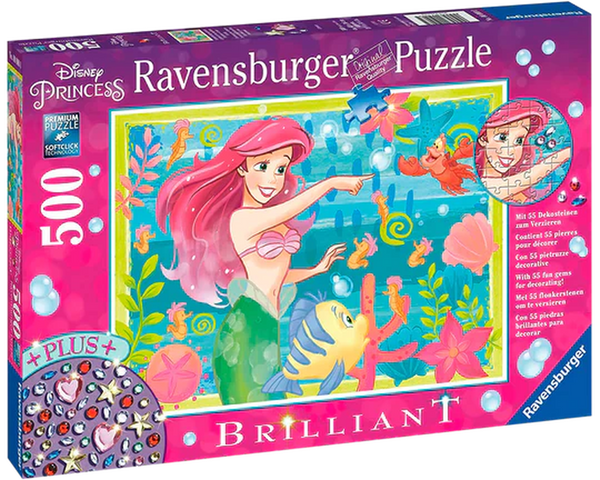 ROMPECABEZAS DISNEY: ARIEL 500 PIEZAS RAVENSBURGER