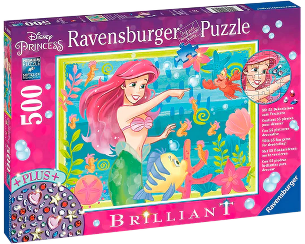 ROMPECABEZAS DISNEY: ARIEL 500 PIEZAS RAVENSBURGER