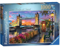 Rompecabezas Puente De Londres Al Atardecer 1000 Ravensburger - 1