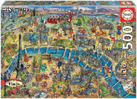 Mapa De Paris Rompecabezas De 500 Piezas Educa - 2