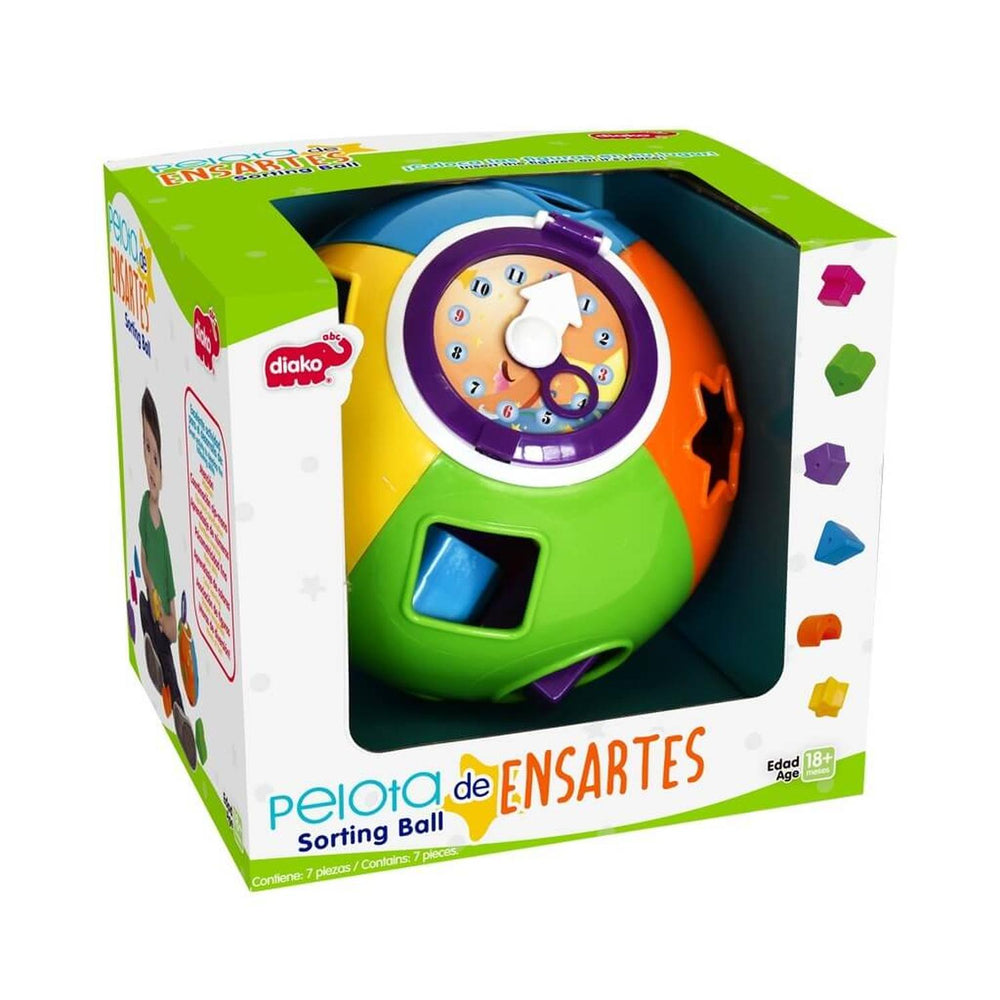 Juego De Actividades, Pelota De Ensartes, Destreza, Bebes- Diako