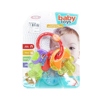 Juego De Llaves Para Bebes Mordedera Colores Sensorial - 5