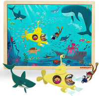 Rompecabezas De Madera Para Niños Del Mar 100 Pz Top Bright - 2