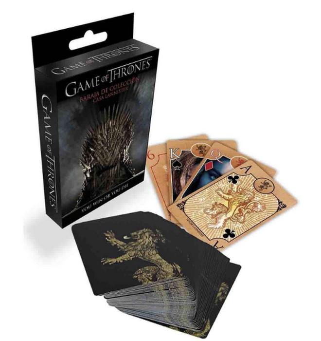 Baraja Poker Game Of Thrones Lannister Pantek Colección