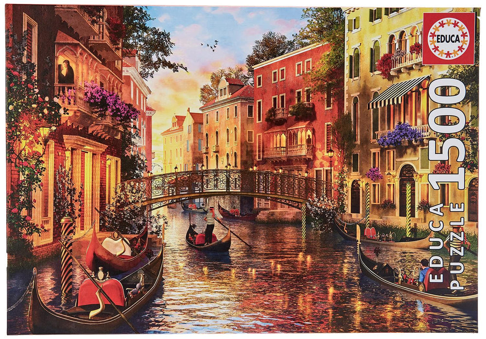 Rompecabezas Atardecer En Venecia 1500 Piezas Educa