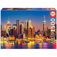 Rompecabezas Manhattan De Noche, 1500Pz Educa - 1