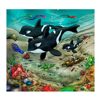 Rompecabezas Familia De Orcas 100 Pzs - 2