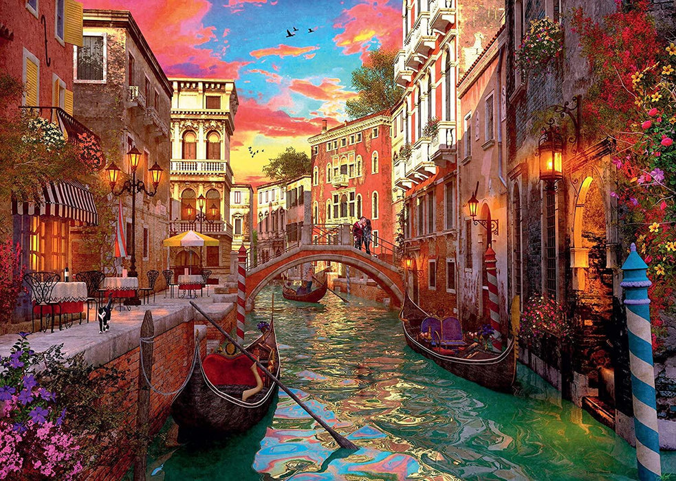 Rompecabezas Romance En Venecia 1000 Piezas