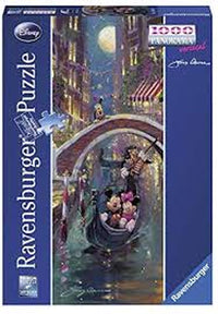 Rompecabezas Mickey: Romance En Venecia 1000 Piezas Ravensburger - 1