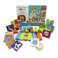 Torre Apilable Para Bebes Animales Educativo 48 Pz - 3