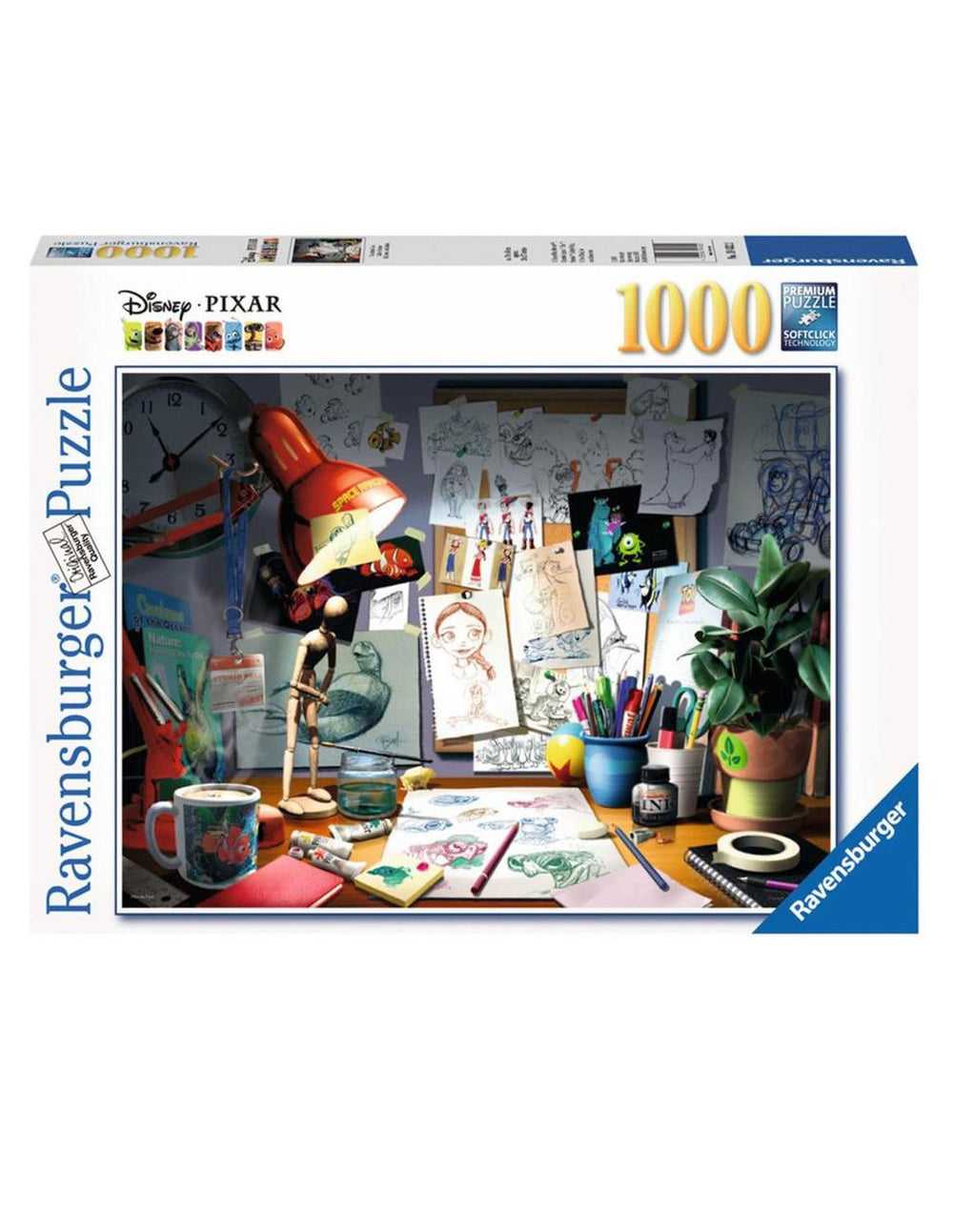 Rompecabezas El Escritorio Del Artista 1000 Piezas Ravensburger