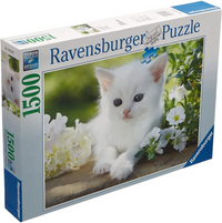 Rompecabezas Gatito Blanco 1500 piezas Ravensburger - 1