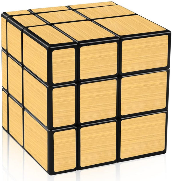 Cubo Magico Mirror Cube - Espejo 3X3 Dorado Destreza