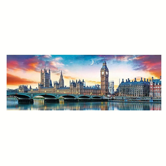 Rompecabezas 500 Piezas Panorámico Trefl: Big Ben Y Palacio De Westminster, Londres