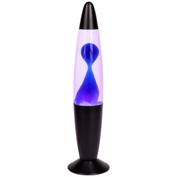 Lampara Lava Cohete Morada 41 Cm