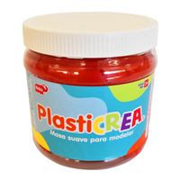 Plasticrea Rojo Masa Suave Para Modelar 1 Kg - 1