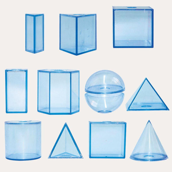 Juego Mini Cuerpos Rellenables- Geometricos 11 Pz