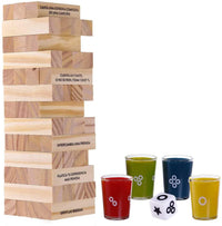 Juego De Bebida Torre Del Beber Madera +18 años - 2