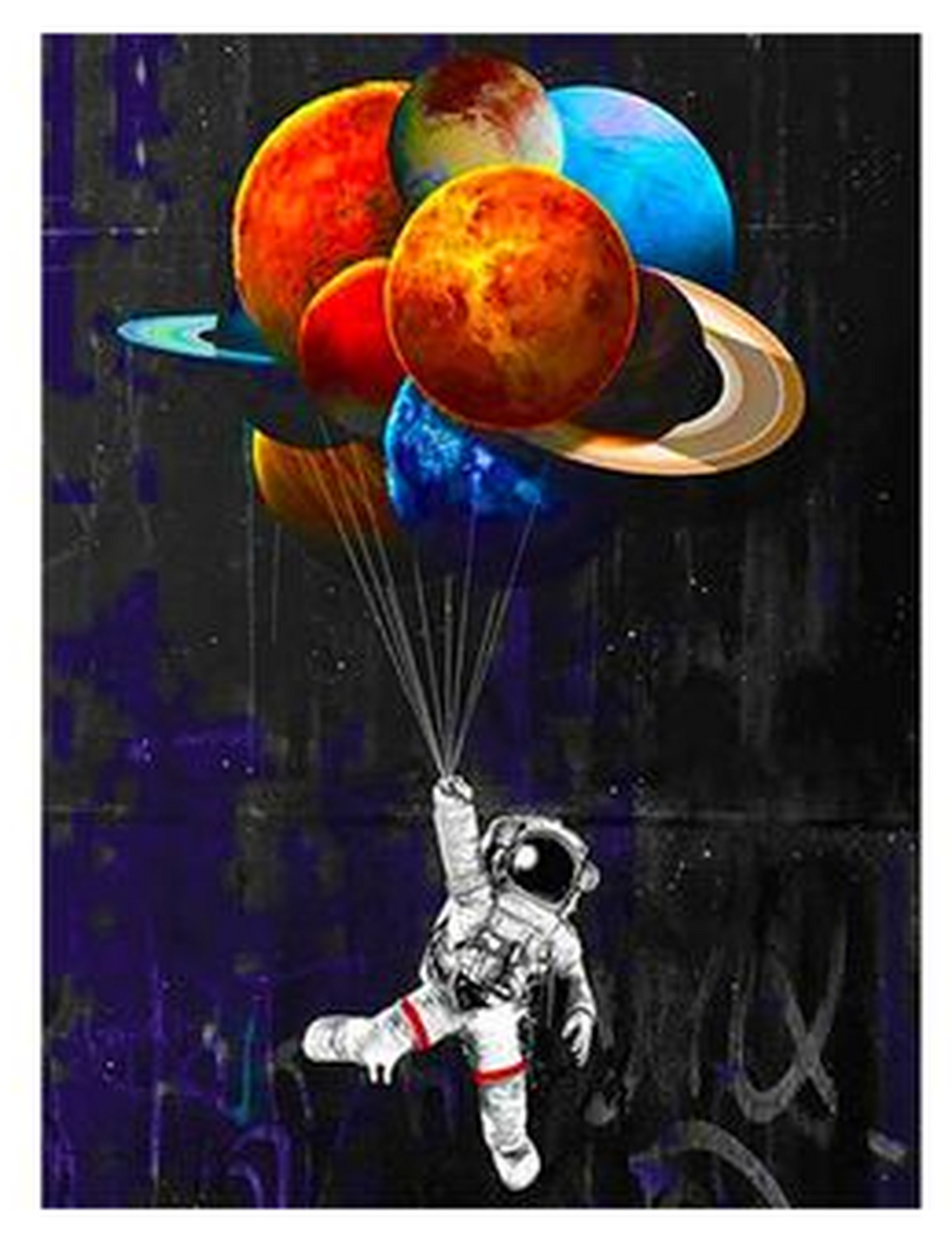 ARTE DIAMANTE ASTRONAUTA