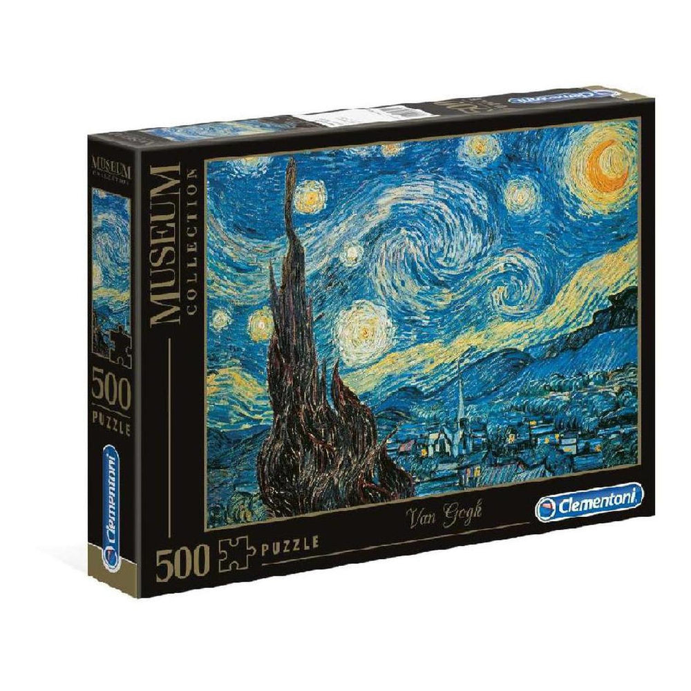 Rompecabezas Van Gogh: Noche Estrellada 500 Piezas Clementoni