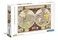 Rompecabezas Mapa Antiguo 6000 Piezas Clementoni - 1